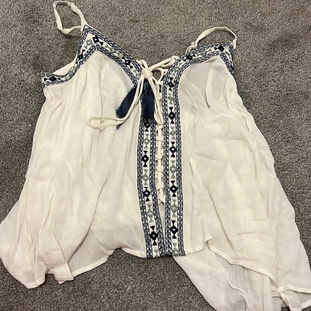 Womens Tank with Tassels, size Small